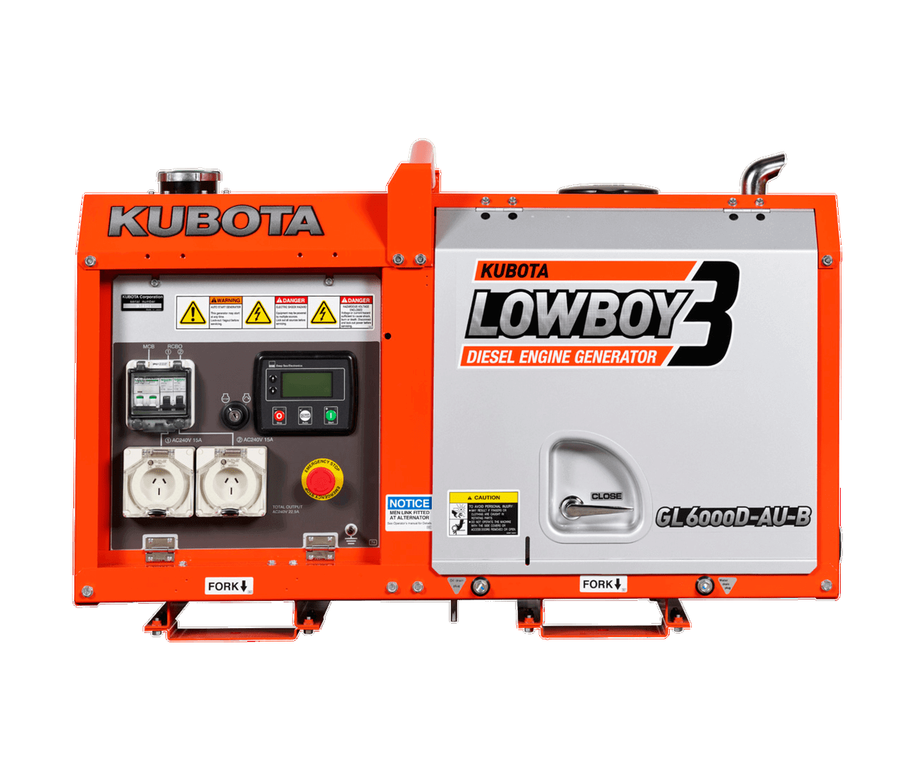 Kubota 5.5kVA LOWBOY