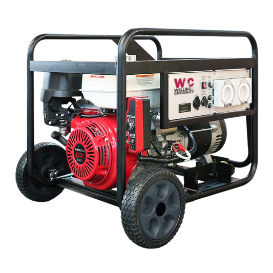 Welling & Crossley 7.7kVA Generator with Honda GX390 Engine