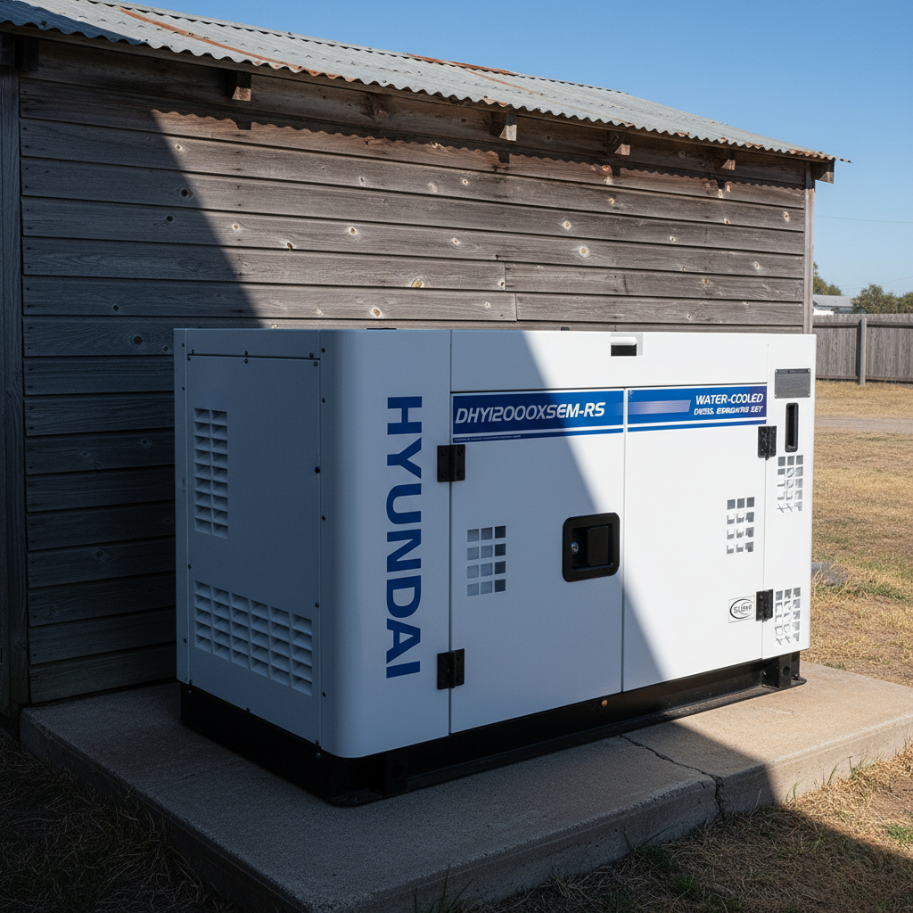 Hyundai 10kVA Diesel Generator DHY12000XSEm-RS