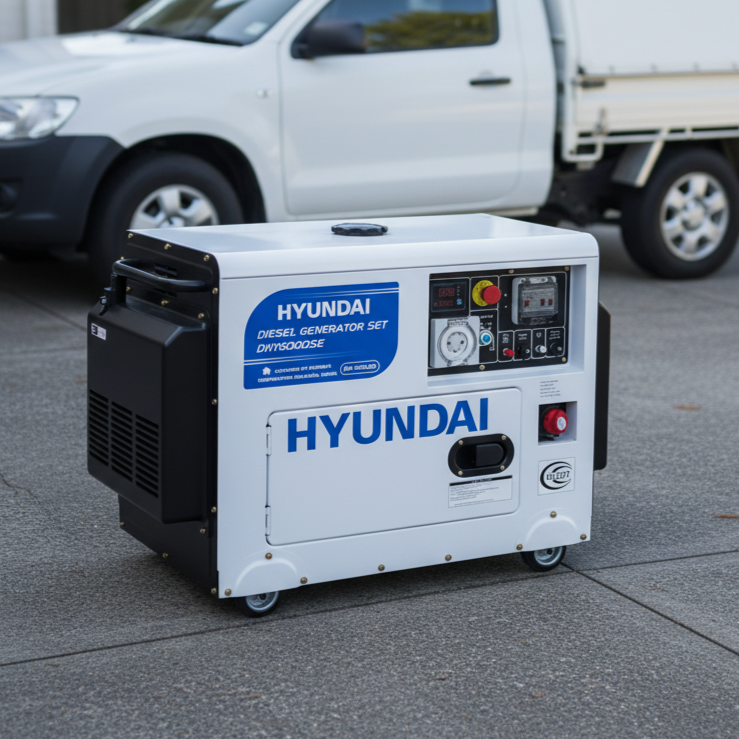 Hyundai 6.5kVA Diesel Generator