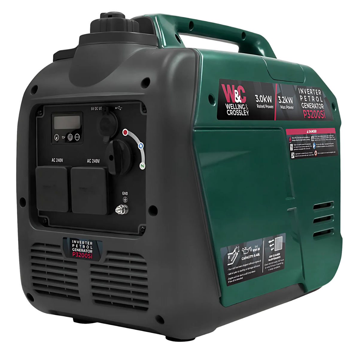 Welling & Crossley 3200W Silent Inverter Generator
