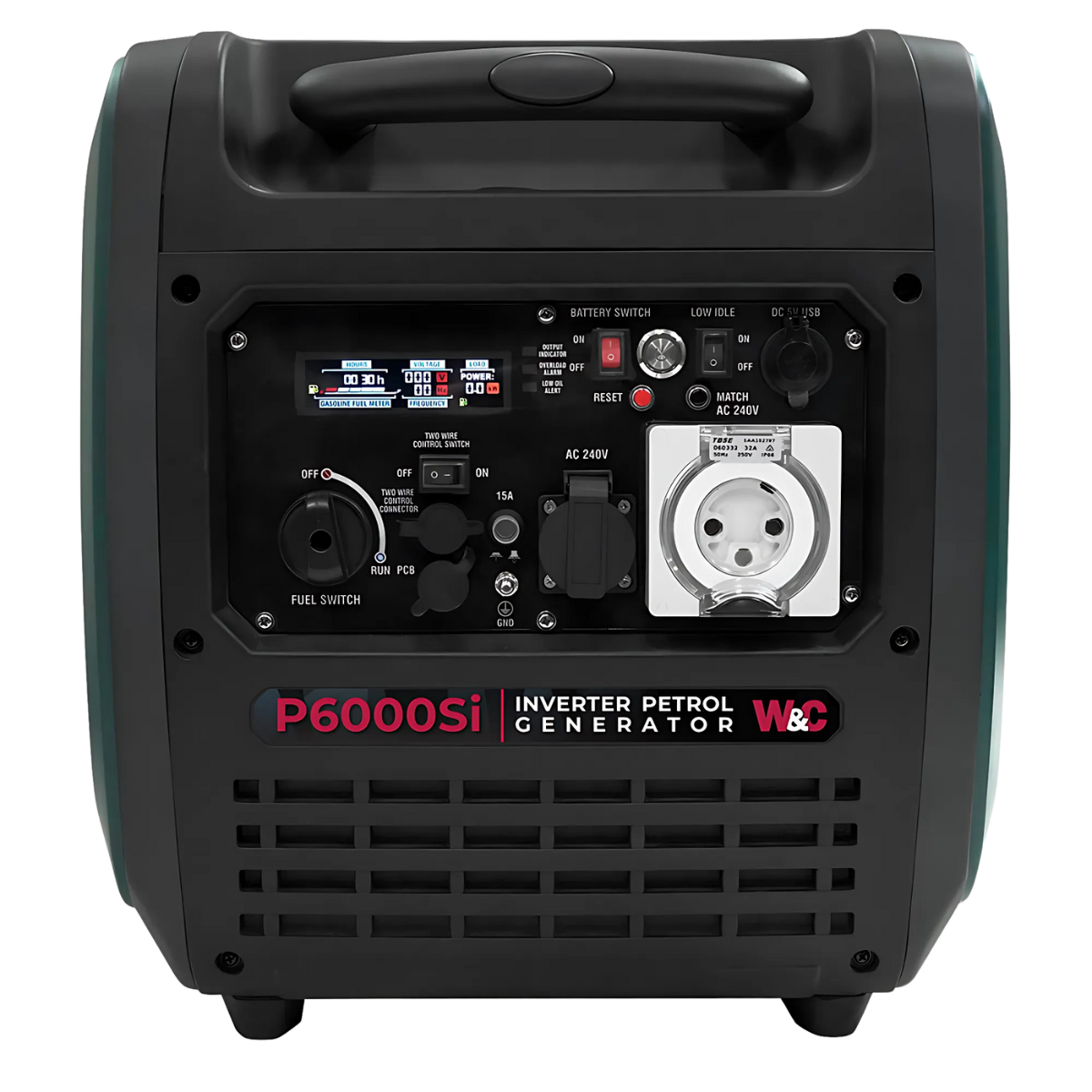 Welling & Crossley 6000W Silent Inverter Generator (Electric Start)