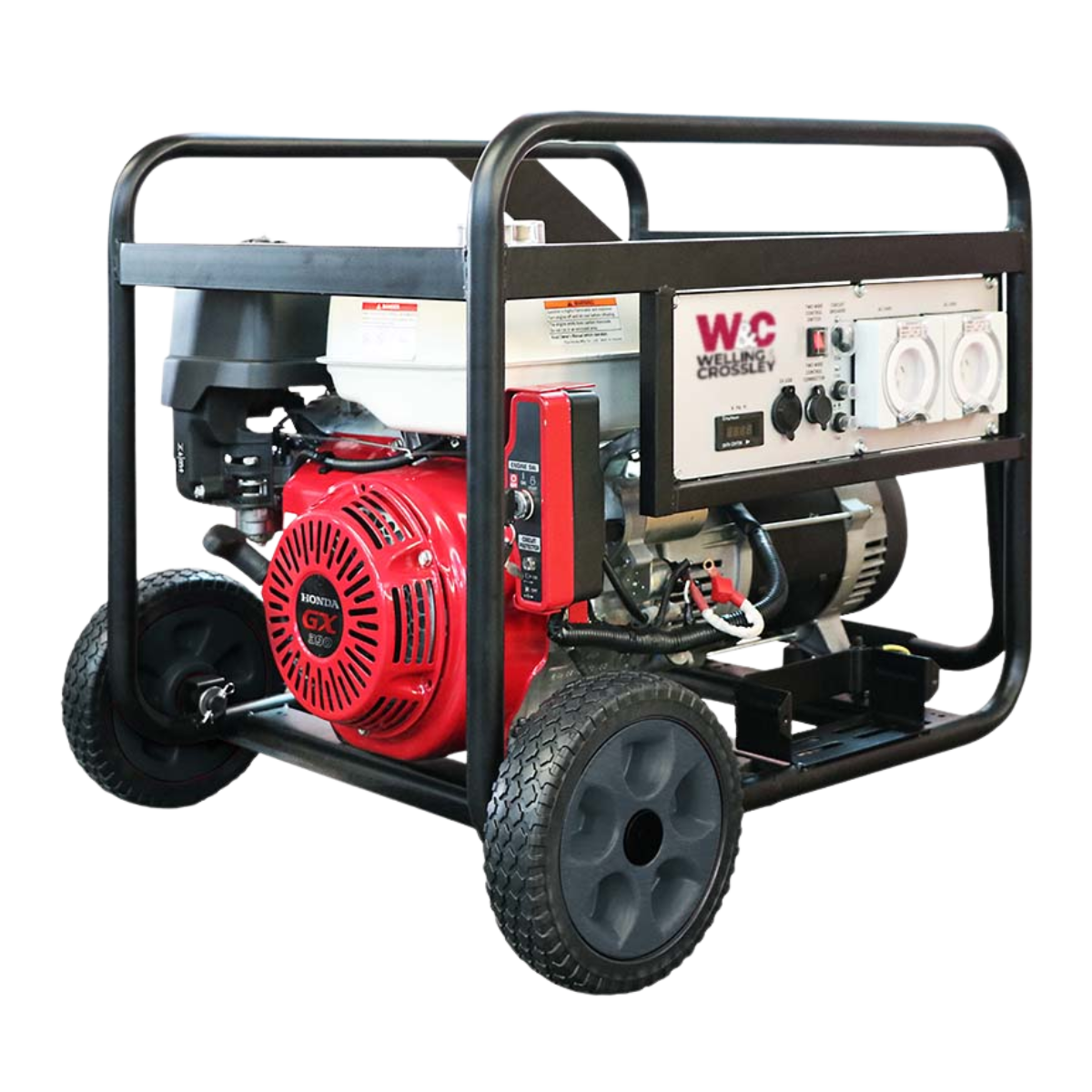 Welling & Crossley 7.7kVA Generator with Honda GX390 Engine