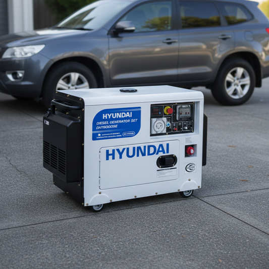 Hyundai 6.5kVA Diesel Generator (Remote Start)